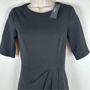 Lulus NWT Women’s Sz S dress Office Asymetrical faux wrap career office